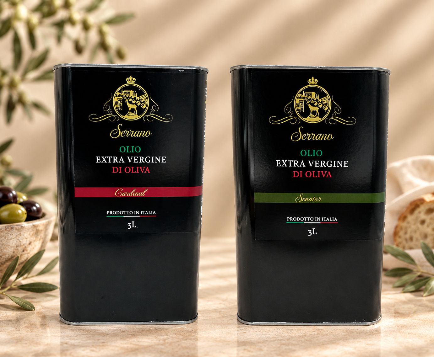 2 Lattine Olio Evo 3L